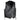 Legendary Peacemaker leather motorcycle vest with gun pockets, made in USA, front angle view