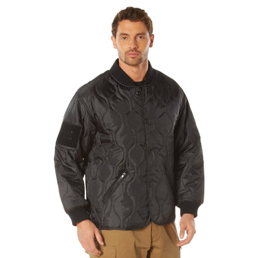 Main product view of Rothco men's quilted nylon jacket, shown on plain studio background