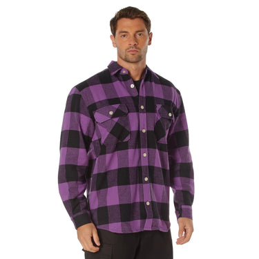 Men's Extra Heavyweight Buffalo Plaid Flannel Shirt