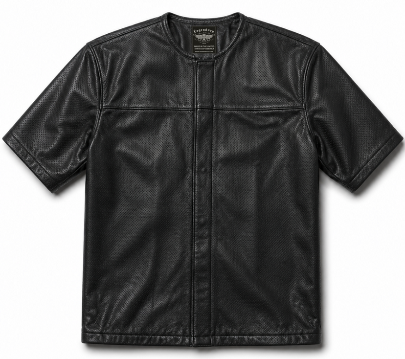 Premium perforated cowhide