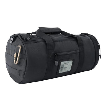 Close-up of Rothco Tactical Traveler Duffle Bag, showing detailed construction features