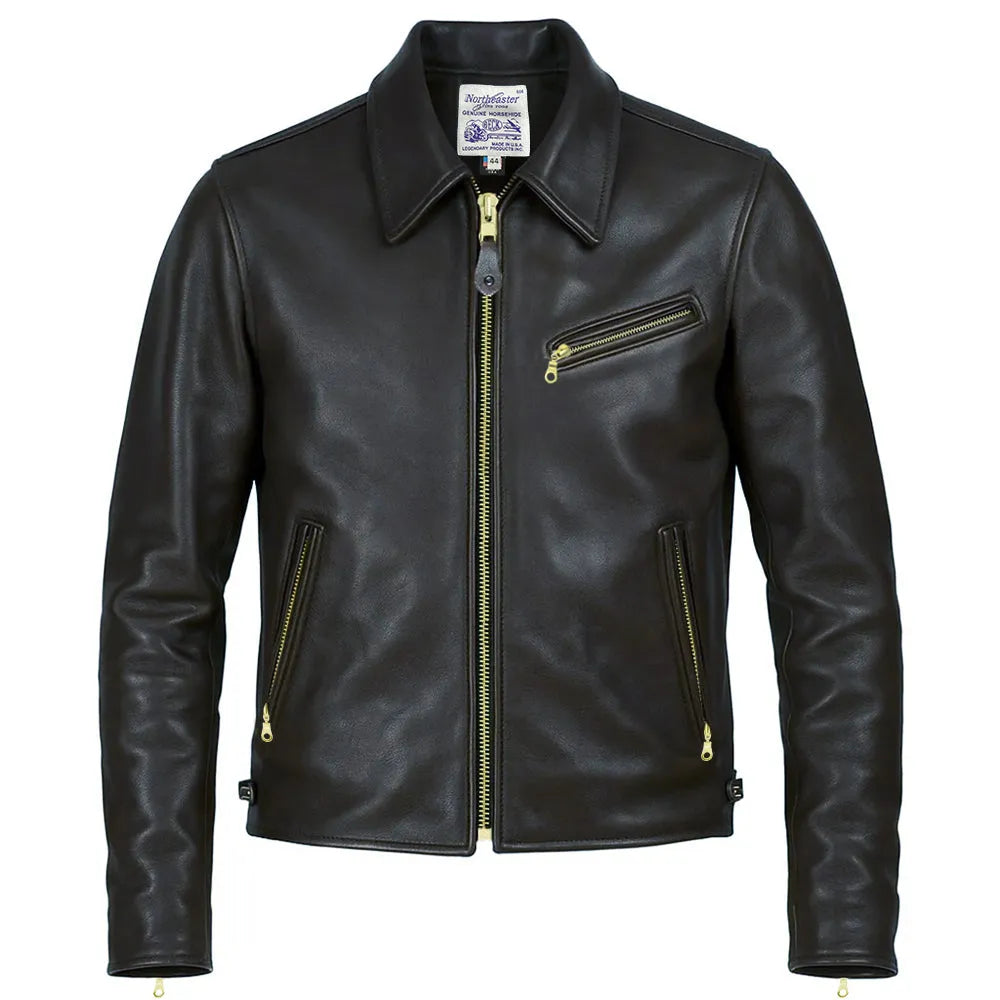 BECK® 777 Northeaster Flying Togs Black Genuine Horsehide