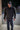 Construction detail of Bohn Kevlar Men's Flannel Riding Shirt - Black, showing detailed construction features