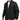 Main product view of Bohn Kevlar Men's Flannel Riding Shirt - Black, shown on plain studio background