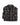 Additional product view of men's flannel black shirt, with closer view of trim and finish