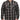 Detail view of Bohn Kevlar Men's Flannel Riding Shirt - Grey + Black Plaid, highlighting construction detail