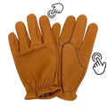 Legendary Bad Billy Tan Goatskin Short Wrist Gloves
