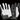 Front view featuring Legendary ventilated white deerskin gloves, displayed flat for product detail