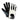 Front view of Legendary ventilated white deerskin gloves, shown on plain studio background