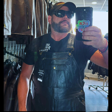 The Big Gib - Premium Buffalo Leather Motorcycle Overalls