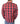 Detail view of Bohn Kevlar Men's Flannel Riding Shirt - Red + Black, highlighting construction detail