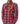 Alternate angle of men's flannel black shirt, showing detailed construction features