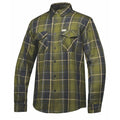 Black and Olive Green Flannel Shirt by DERRINGER Flannel Co.
