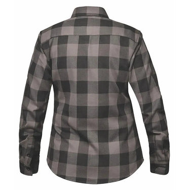 Derringer Black and Gray Womens Flannel Shirt