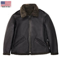 Cockpit USA The Black Ops Shearling B-6 Bomber Jacket