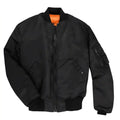 Size: MEDIUM Cockpit USA Mens MA-1 Nylon Satin Flight Jacket Size Z24J011D - Final Sale Ships Same Day