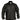 Front view of BECK® 302 Horsehide Riding Shirt in black leather, featuring dual zippered chest pockets and classic collar.