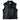 Front view of BECK® Northeaster Flying Togs 501 Trucker Horsehide Vest in Black, Made in USA.