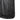 Side view of BECK® 566 black leather vest highlighting textured horsehide grain and sleek stitching