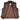 Interior view of BECK® 566 brown horsehide vest showing concealed carry pocket and Northeaster Flying Togs label