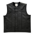 BECK® 882 Fitted Leather Horsehide Motorcycle Vest Black or Chestnut Brown