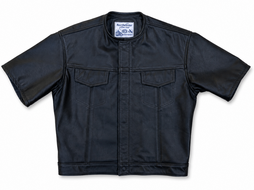 BECK® 202 Horsehide Leather Short Sleeve Riding Shirt | Made in USA