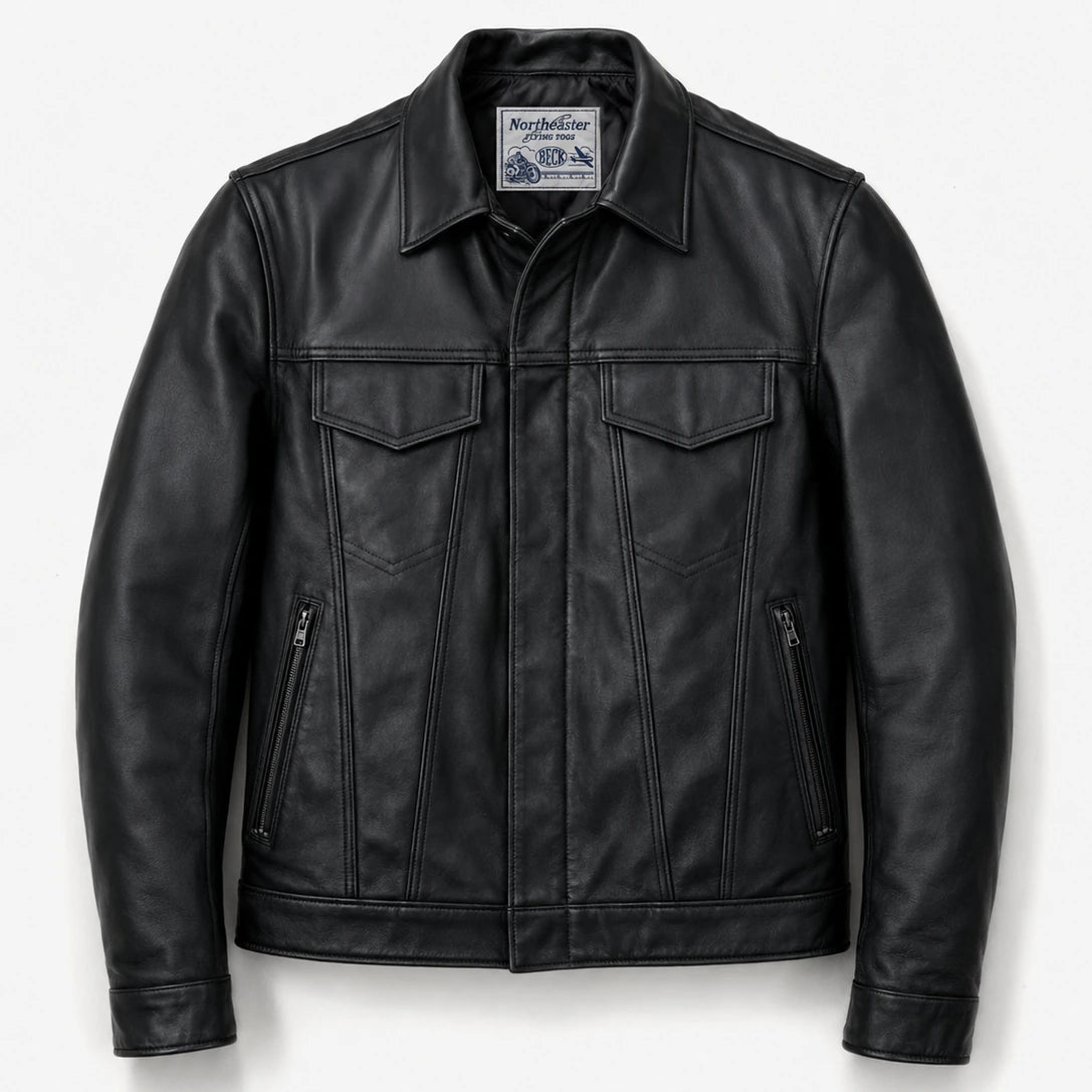 BECK® Northeaster Flying Togs 501 Trucker Horsehide Jacket – USA