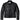 Front view of BECK trucker style horsehide motorcycle jacket, shown on plain studio background