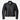 BECK® 777 Northeaster Flying Togs Black Genuine Horsehide Motorcycle Jacket front view showing the black horsehide