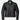 BECK® 777 Northeaster Flying Togs Black Genuine Horsehide Motorcycle Jacket front view showing the black horsehide