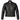 Front view showing BECK distressed horsehide leather motorcycle jacket, displayed flat for product detail