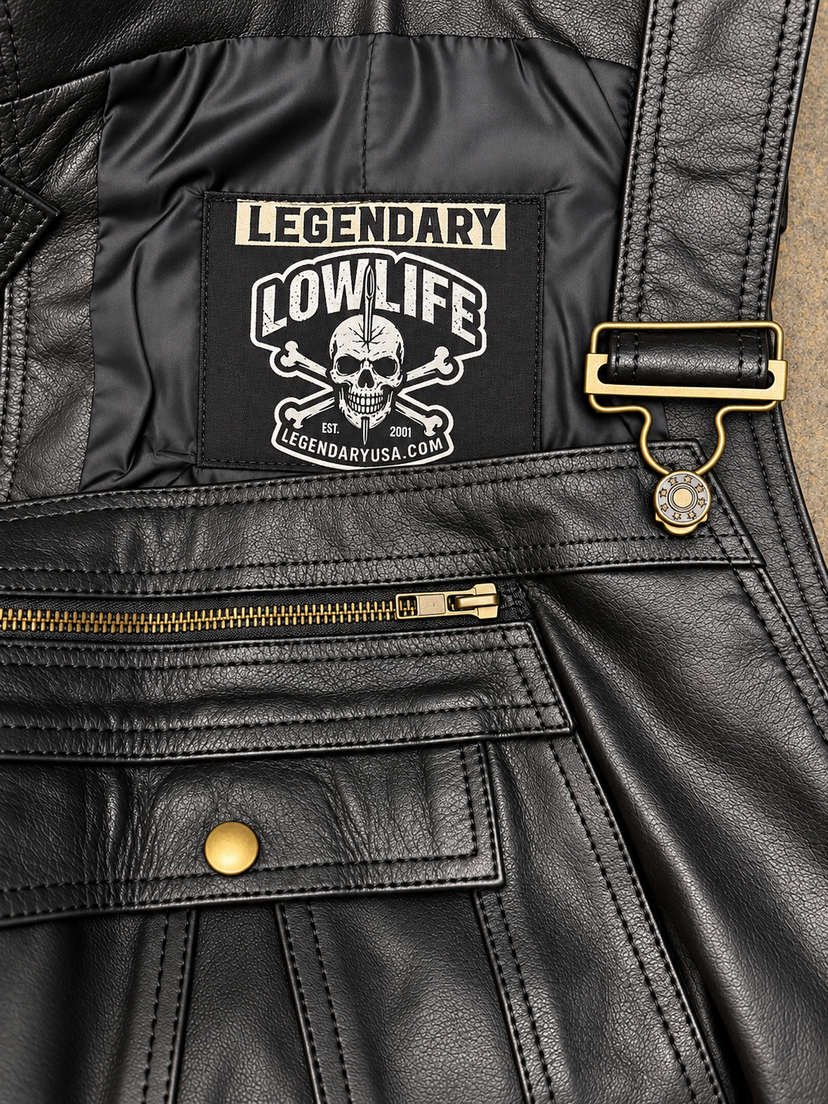 The Big Gib - Premium Buffalo Leather Motorcycle Overalls - Final Sale Ships Same Day