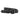 Black 1.5-inch leather belt with white diamond stitching and durable buckle, Made in USA