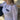 Additional view of women's mesh white mesh shirt, showing additional product detail