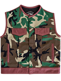 Size: 50 Camo Cordura & Leatrher Sample Vest Final Sale Ships Same Day