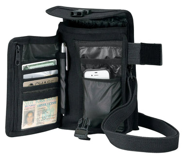 Detail view of Canvas Travel Portfolio Bag by Rothco, highlighting construction detail