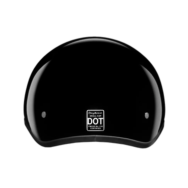 D.O.T. Daytona Skull Cap Jr.- Hi-Gloss Black