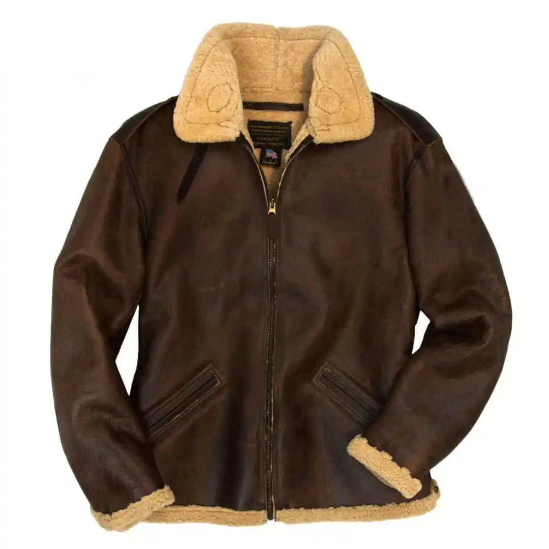 B6 Bomber Jacket | Men's Shearling Bomber Jacket | Legendary USA B6 Bomber Jacket | Men's Shearling Bomber Jacket | Legendary USA
