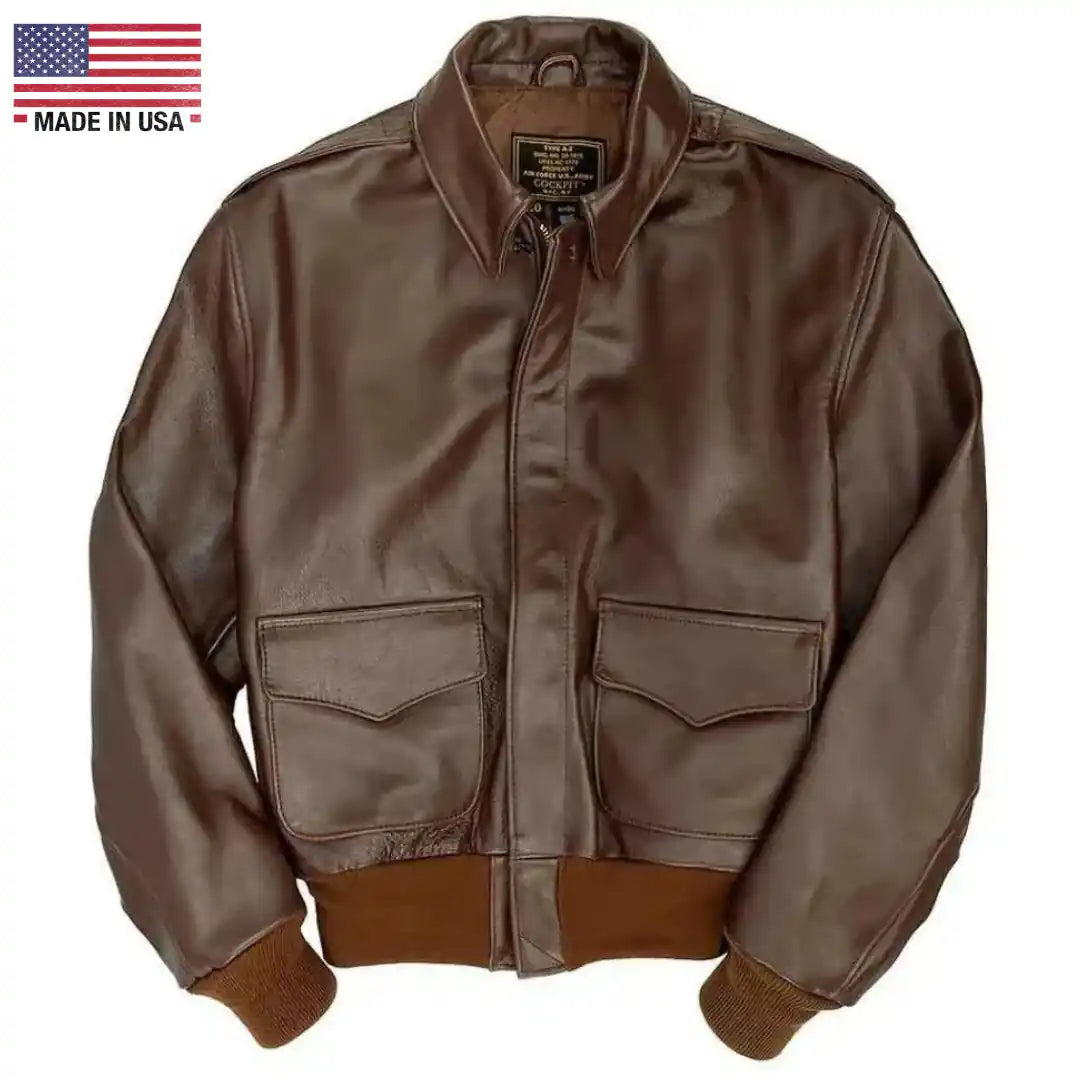 Horsehide Leather Jacket | Men's Leather Flight Jacket – Legendary USA
