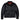 Front view of the Cockpit USA Limited Edition Motorcycle Jacket in black leather with zippered chest pockets made in USA