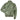 Back of sage green Cockpit USA M-86 Flight Bomber Jacket with ribbed waistband and minimal detailing.