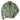 Cockpit USA M-86 Flight Bomber Jacket in sage green, front view showing angled pockets and zip sleeve pocket.