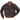 Cockpit USA Men's 40th Anniversary Horsehide A-2 Flight Jacket in brown shown from front with flap pockets made in USA