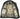 Interior view of Cockpit USA Men's Antique Lambskin Leather A-2 Flight Jacket showing patriotic quilted lining and tags