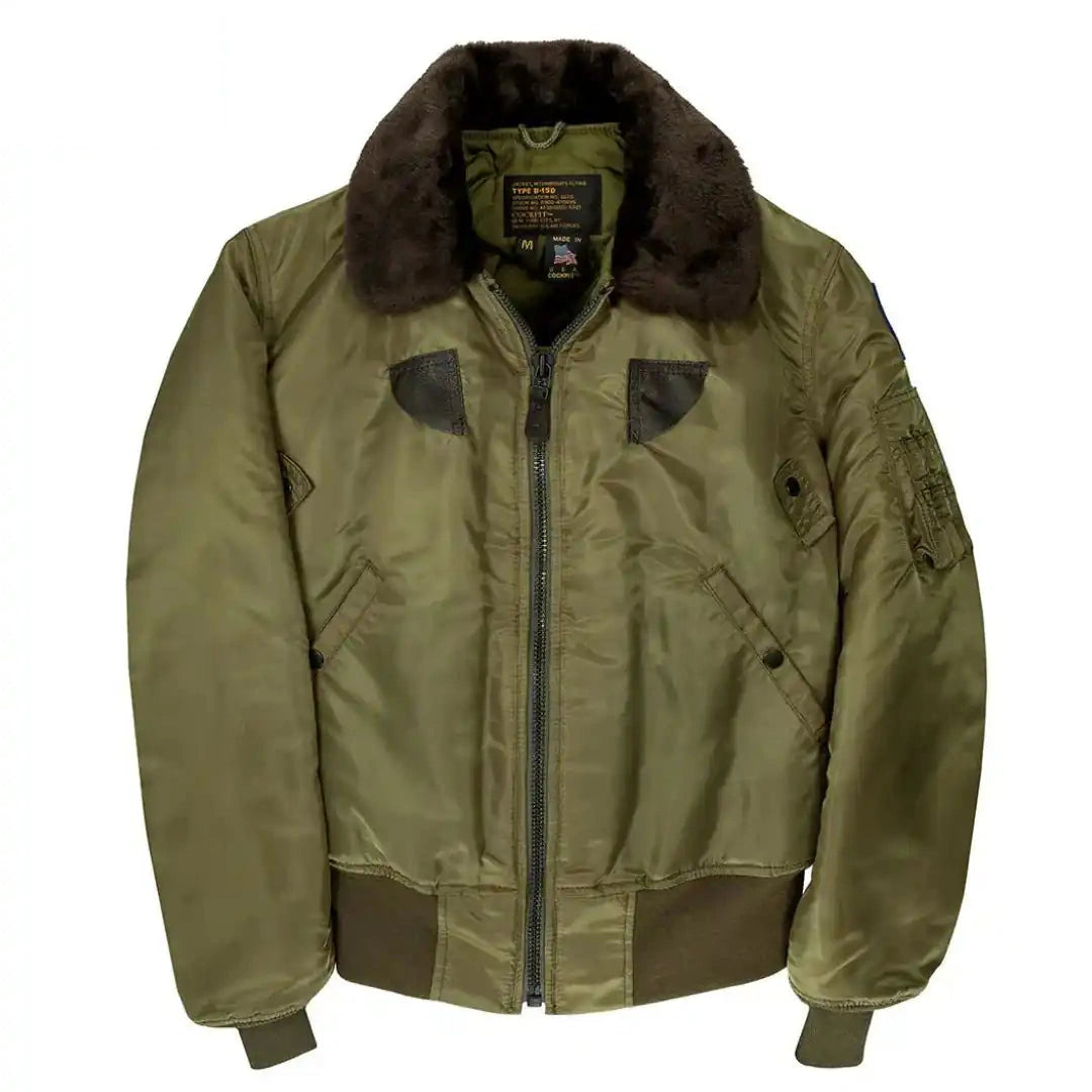 Cockpit USA Men's B-15 Nylon Bomber Jacket