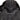 Back view close-up of the hood on the Cockpit USA Black B-3 Hooded Sheepskin Bomber Jacket.