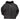 Back view of the Cockpit USA Black B-3 Hooded Sheepskin Bomber Jacket showing shearling collar and panel construction.