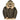 Front view of Cockpit USA Men's Dunkirk Hooded RAF Sheepskin Bomber Jacket, made in USA
