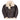 Interior view of Cockpit USA Men's Hooded B-3 Sheepskin Bomber Jacket with cream shearling lining and fur trim