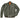 Front view of Cockpit USA Men's MA-1 Nylon Satin Flight Jacket in olive green, made in USA